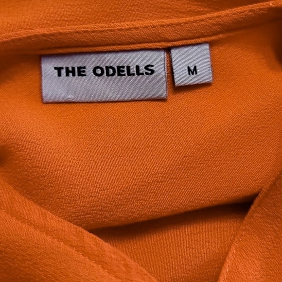 NEW** WHITHOUT TAGS*** ANTHROPOLOGIE, THE ODELLS, TANGELO, MIDI DRESS, SIZE M - Picture 2 of 6